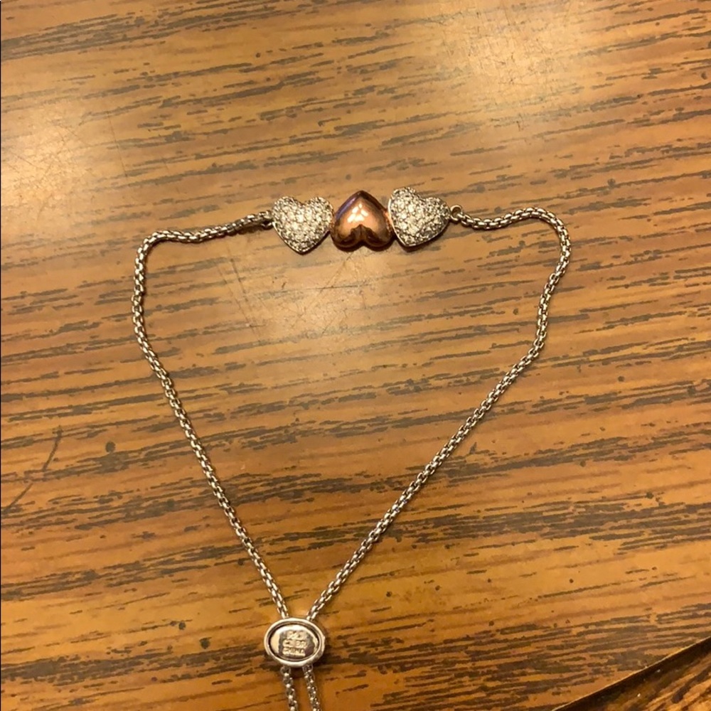 triple heart bracelet
